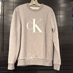 Calvin Klein Gray Men's Sweater medium
